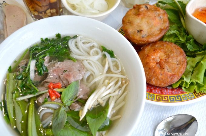 Foto gerechten van Vietnamees restaurant Pho 14 in Parijs. © MEVRYAN.COM